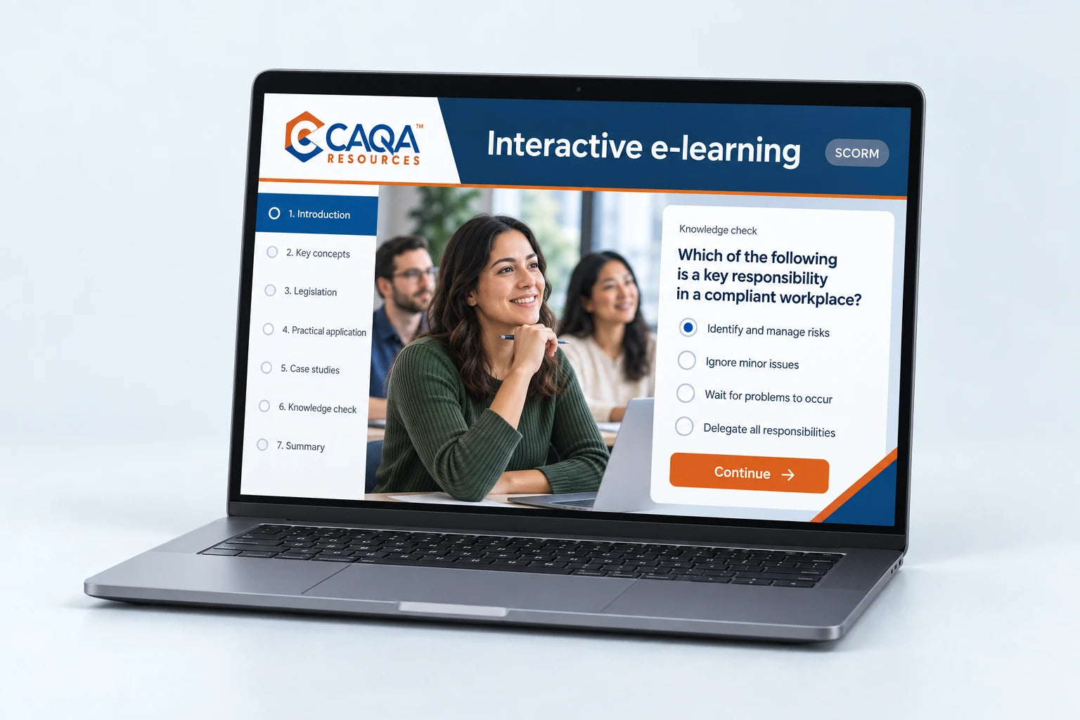 CAQA Resources SCORM presentation