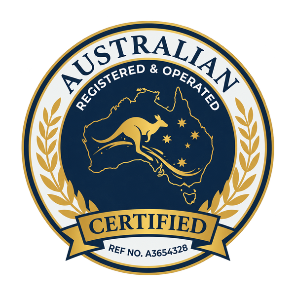 An Australian registered and operated business.