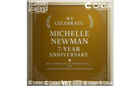 Celebrating Excellence: Michelle Newman Marks 7 Years of Leadership and Innovation at Career Calling International