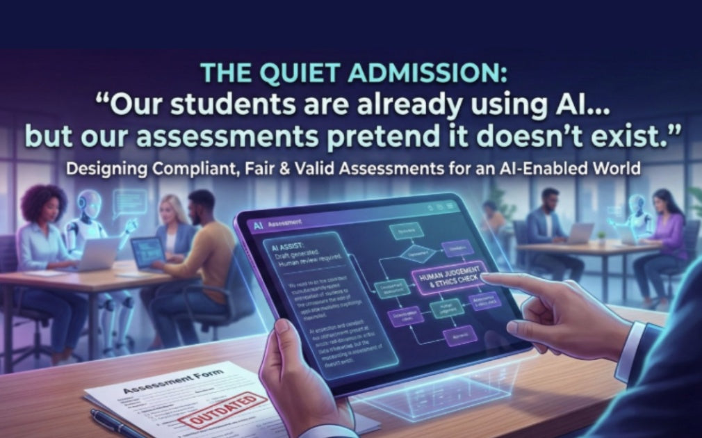 Assessing With AI, Not Around It: How RTOs Can Keep Assessments Real In An AI-Driven Workplace