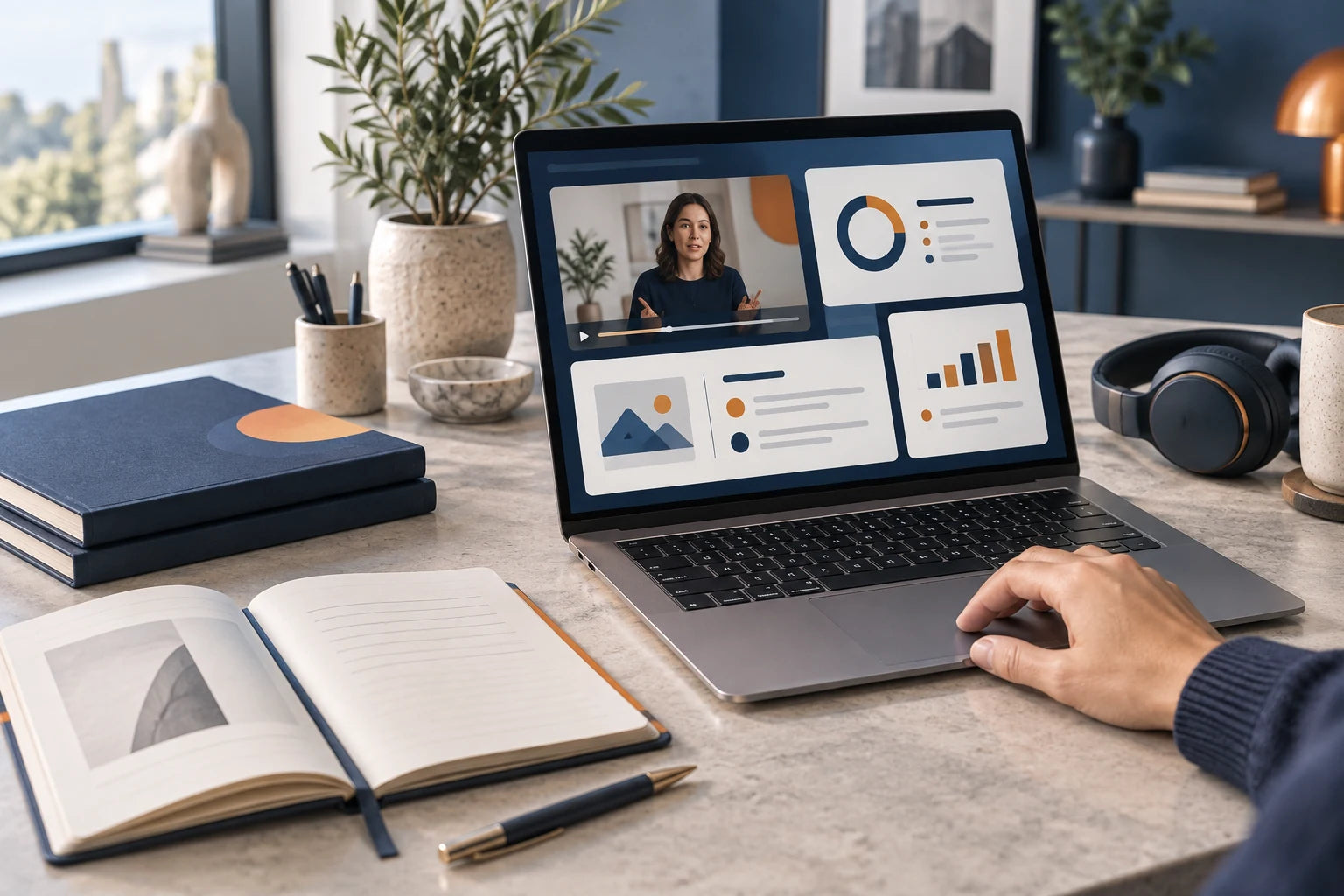 A digital learning workspace