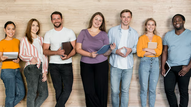 A diverse group of education professionals